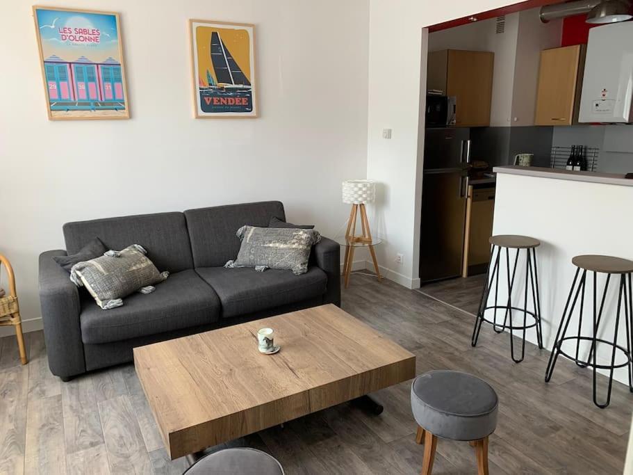 Les Sables D'Olonne, Les Presidents, Charmant Appartement Lumineux, Plage 150 M. Buitenkant foto